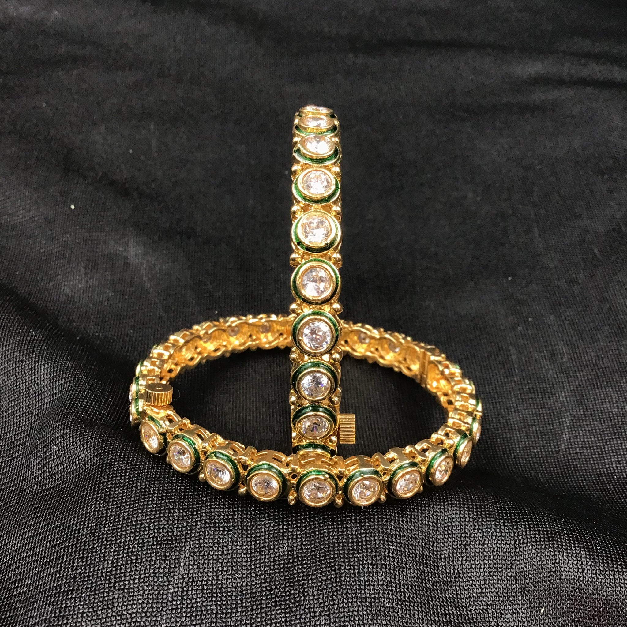 Pack of 2 Polki Kada 3509 - Dazzles Jewellery