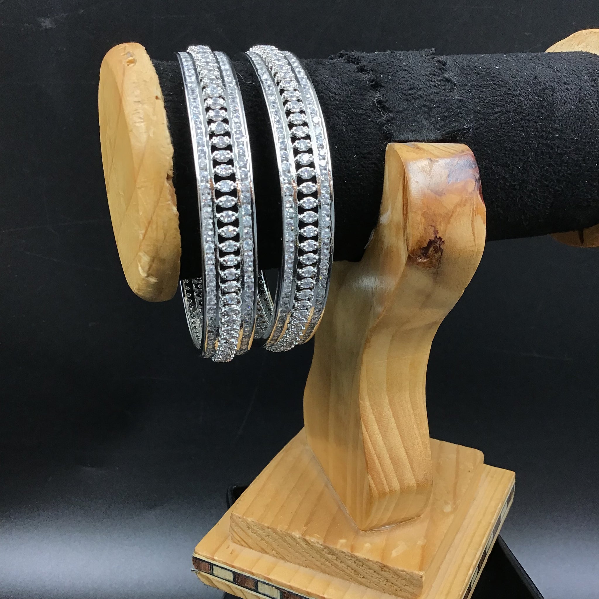 Silver Bangles/Kada - Dazzles Jewellery