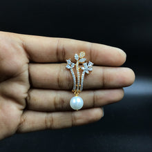 Light Earring Zircon/AD Earring 7438-34 - Dazzles Jewellery