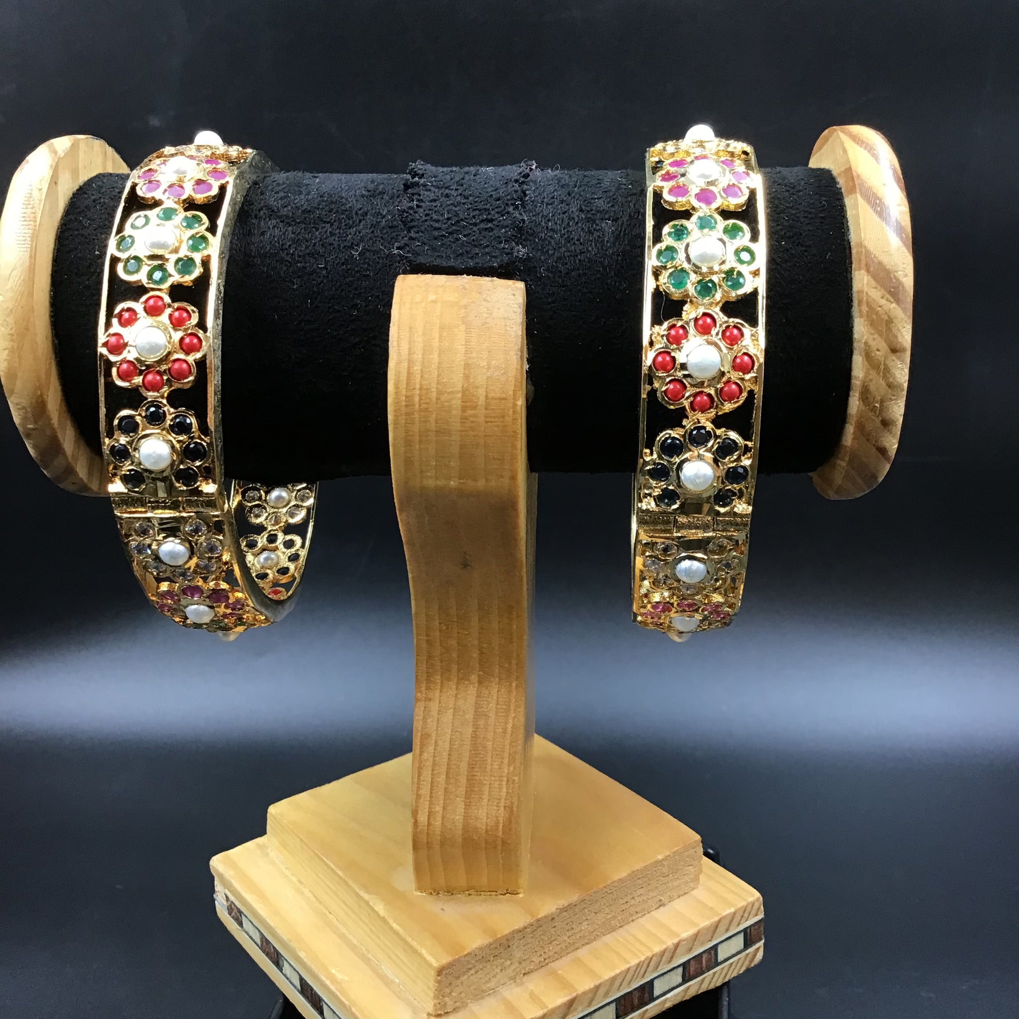 Jadau Bangles/Kada 5603-65 - Dazzles Jewellery