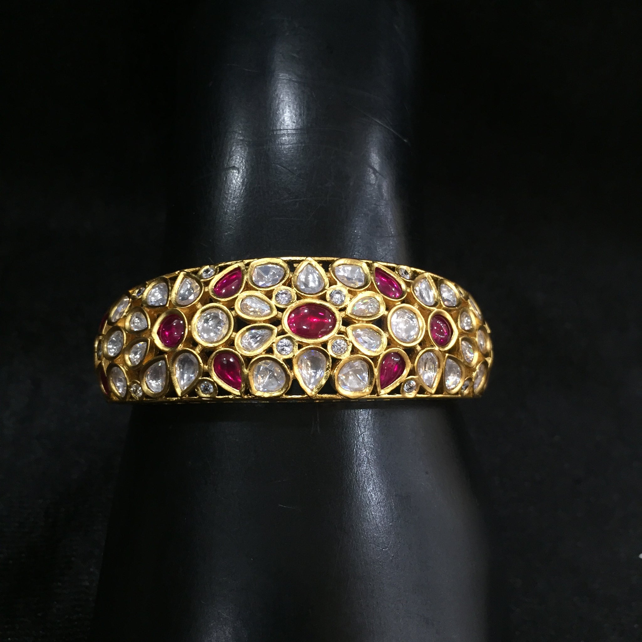 Kundan Bracelet 4082-69 - Dazzles Jewellery