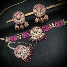 Choker Antique Necklace Set 6920-28 - Dazzles Jewellery