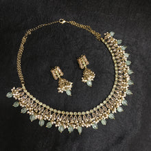 Choker Antique Necklace Set 3684-28 - Dazzles Jewellery