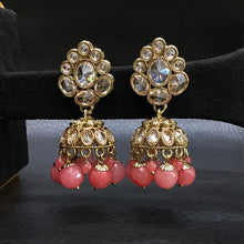 Pink Antique Necklace Set - Dazzles Jewellery