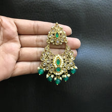 Mehandi Polish Choker Set 3424-100 - Dazzles Jewellery