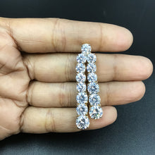 Round Neck Double Line Zircon/AD Necklace 3171-08 - Dazzles Jewellery