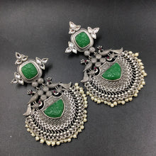 Danglers Oxidized Earring 4389-R - Dazzles Jewellery