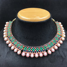 Multi Jadau Necklace Set - Dazzles Jewellery