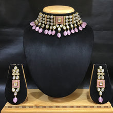 Polki Choker Set 1507-21 - Dazzles Jewellery