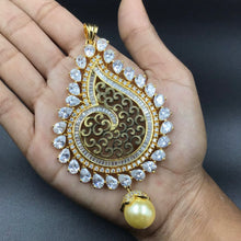 Zircon/AD Pendant Set 1965-100 - Dazzles Jewellery