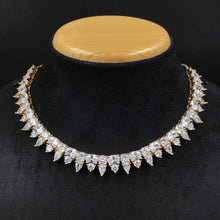 White Zircon/AD Necklace Set - Dazzles Jewellery