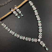 Round Neck Zircon/AD Necklace Set 3154-11 - Dazzles Jewellery