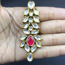 Kundan Earring Danglers 2739-12 - Dazzles Jewellery