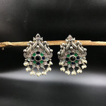 Tops/Studs Oxidized Earring 4676-59 - Dazzles Jewellery