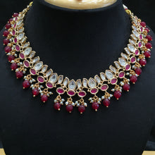 Round Neck Kundan Necklace 4253-68 - Dazzles Jewellery