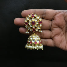 Kundan Earring 1370-69 - Dazzles Jewellery