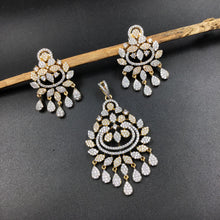 Medium Zircon/AD Pendant Set 7372-34 - Dazzles Jewellery