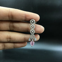 Round Neck Zircon/AD Necklace Set 5929-69 - Dazzles Jewellery