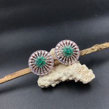 Green Zircon/AD Earring - Dazzles Jewellery