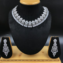 Victorian Zircon/AD Necklace Set  12280-8670 - Dazzles Jewellery