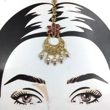 Maang Tikka Gold Look 2733-100-1 - Dazzles Jewellery