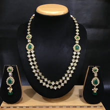 Polki Necklace Set 1518-21 - Dazzles Jewellery