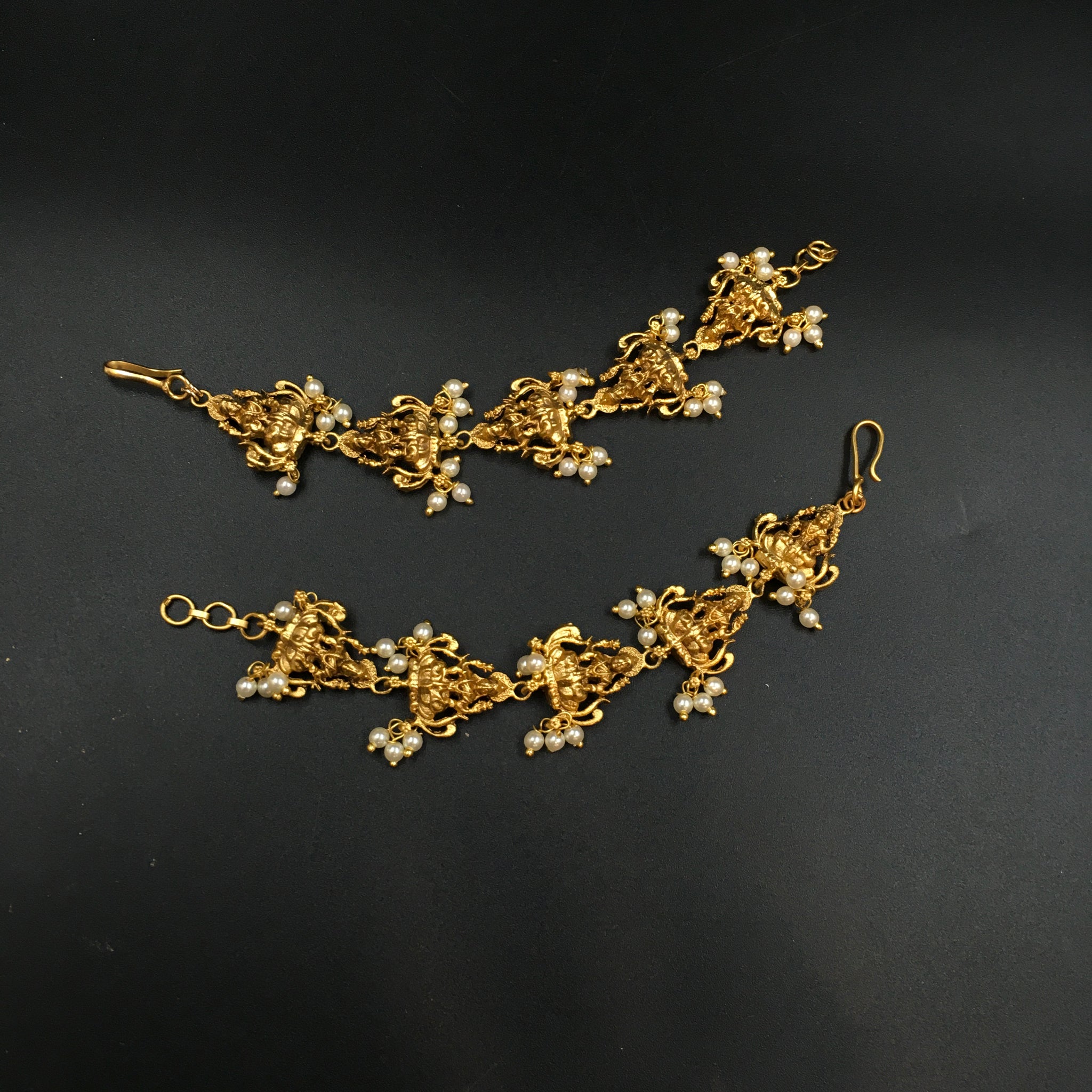 Antique Gold Polish Kanchain 3778-28 - Dazzles Jewellery