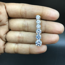 Single Line Round Neck Zircon/AD Necklace 3269-08 - Dazzles Jewellery