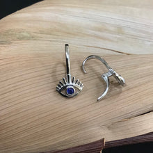 Silver Earring Evil Eye 1727-75 - Dazzles Jewellery