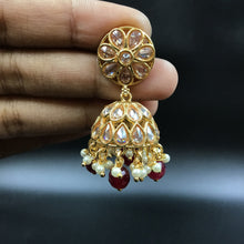 Round Neck Gold Look Necklace Set 4621-33 - Dazzles Jewellery