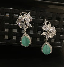 Zircon/AD Earring 1103-69 - Dazzles Jewellery