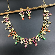Round Neck Jadau Necklace Set 5990-65 - Dazzles Jewellery