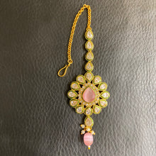 Polki Maang Tikka 1035 - Dazzles Jewellery