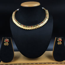 Round Neck Temple Necklace Set 3622-28 - Dazzles Jewellery