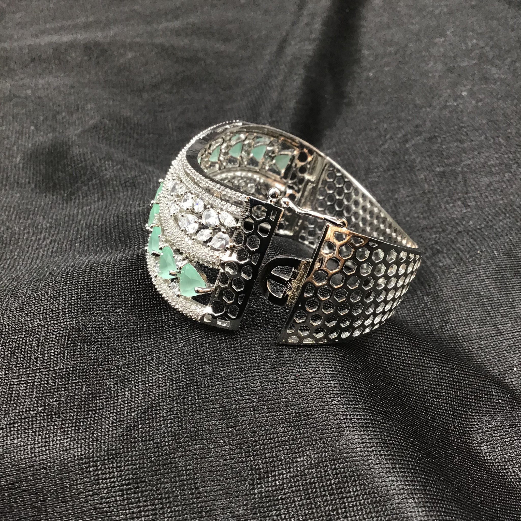 Zircon/AD Bracelet 3307-08 - Dazzles Jewellery