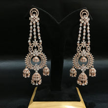 Zircon/AD Earring 1077-69 - Dazzles Jewellery