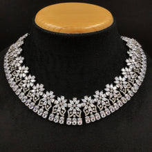 Victorian Zircon/AD Necklace Set  12280-8670 - Dazzles Jewellery