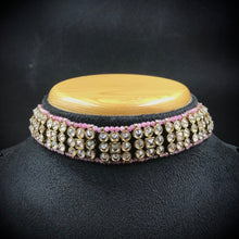 Pink Antique Necklace Set - Dazzles Jewellery