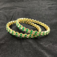 Zircon/AD Bangles/Kada 6236-08 - Dazzles Jewellery