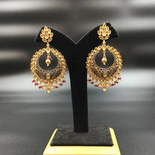 Blue Kundan Chandbali 8870 - Dazzles Jewellery