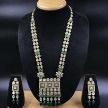 Long  Polki Necklace Set 4887-21 - Dazzles Jewellery