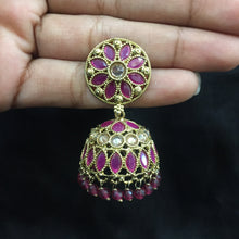 Jhumki Antique Earring 3964-28 - Dazzles Jewellery