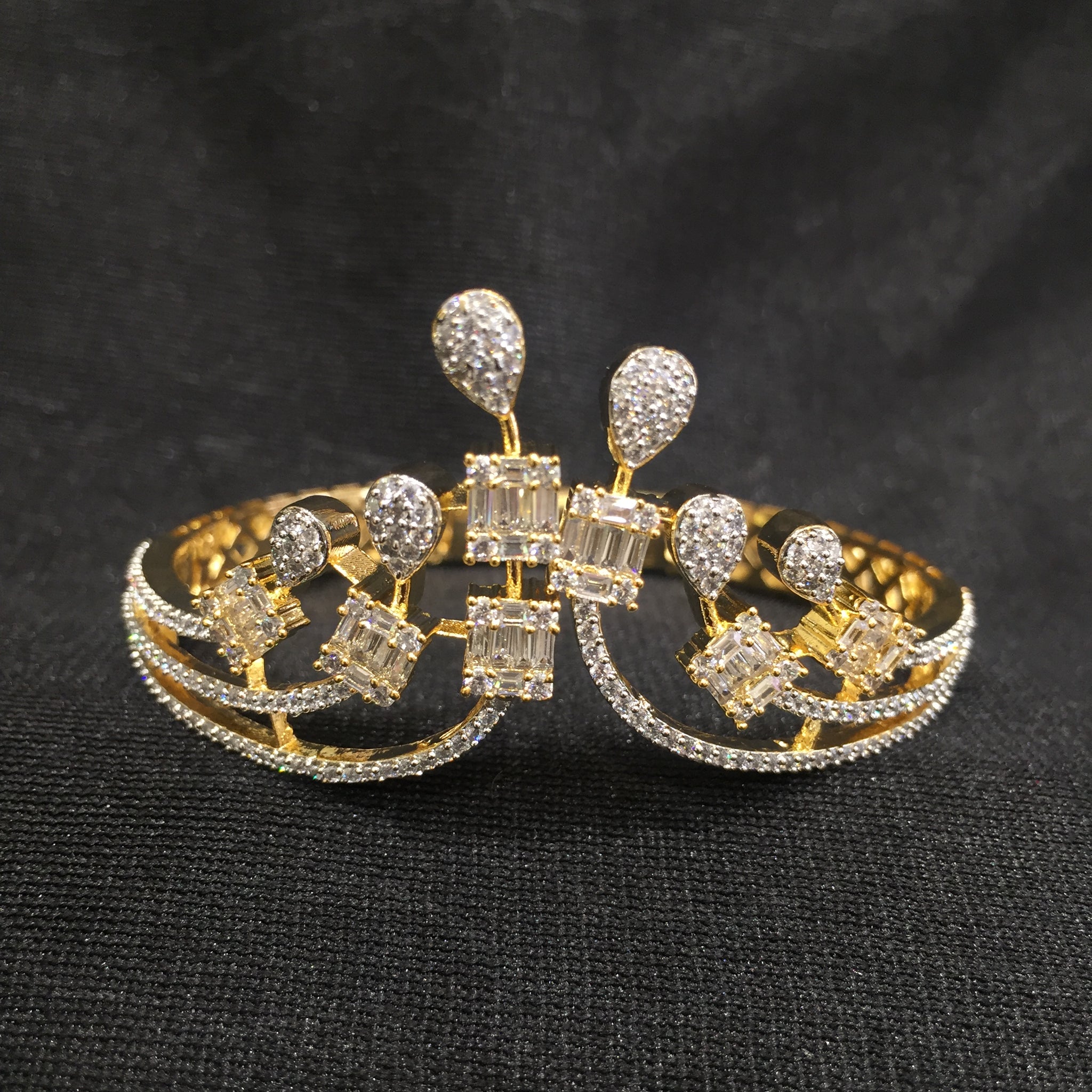 Zircon/AD Bracelet 6139-08 - Dazzles Jewellery