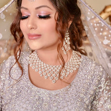 Round Neck Zircon/AD Necklace Set 5947-69 - Dazzles Jewellery