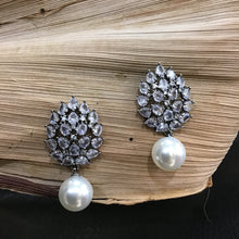 Zircon/AD Earring 1372-69 - Dazzles Jewellery