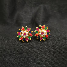 Tops/Studs Jadau Earring 5977-65 - Dazzles Jewellery