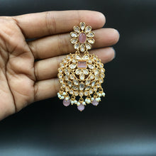 Round Neck Kundan Necklace Set 3711-28 - Dazzles Jewellery