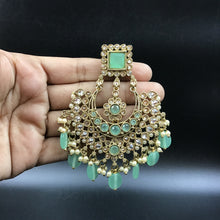 Mint Green Antique Earrings - Dazzles Jewellery