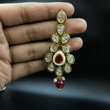 Round Neck Polki Necklace Set 4863-21 - Dazzles Jewellery