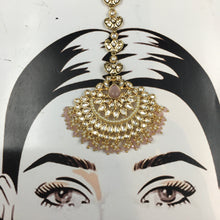 Kundan Maang Tikka 3833-28 - Dazzles Jewellery